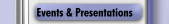 Events & Presentations